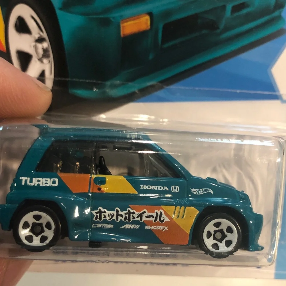 '85 Honda City Turbo II Toy Car - Blue